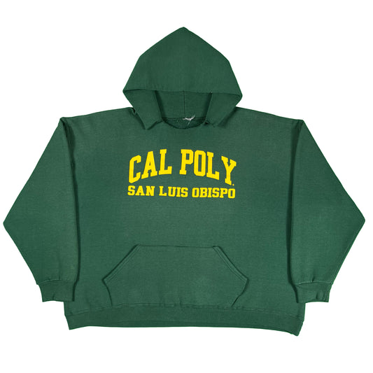 90s Cropped Cal Poly SLO Hoodie- XL
