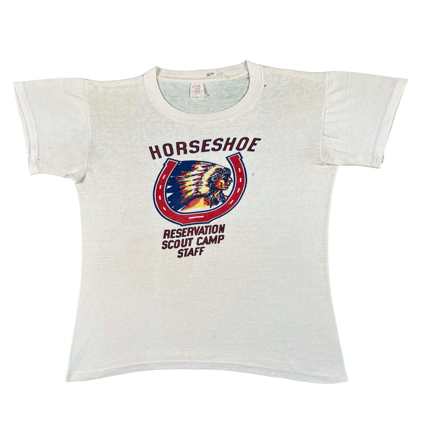 50s Horseshoe Reservation Scout Camp Staff Tee- M