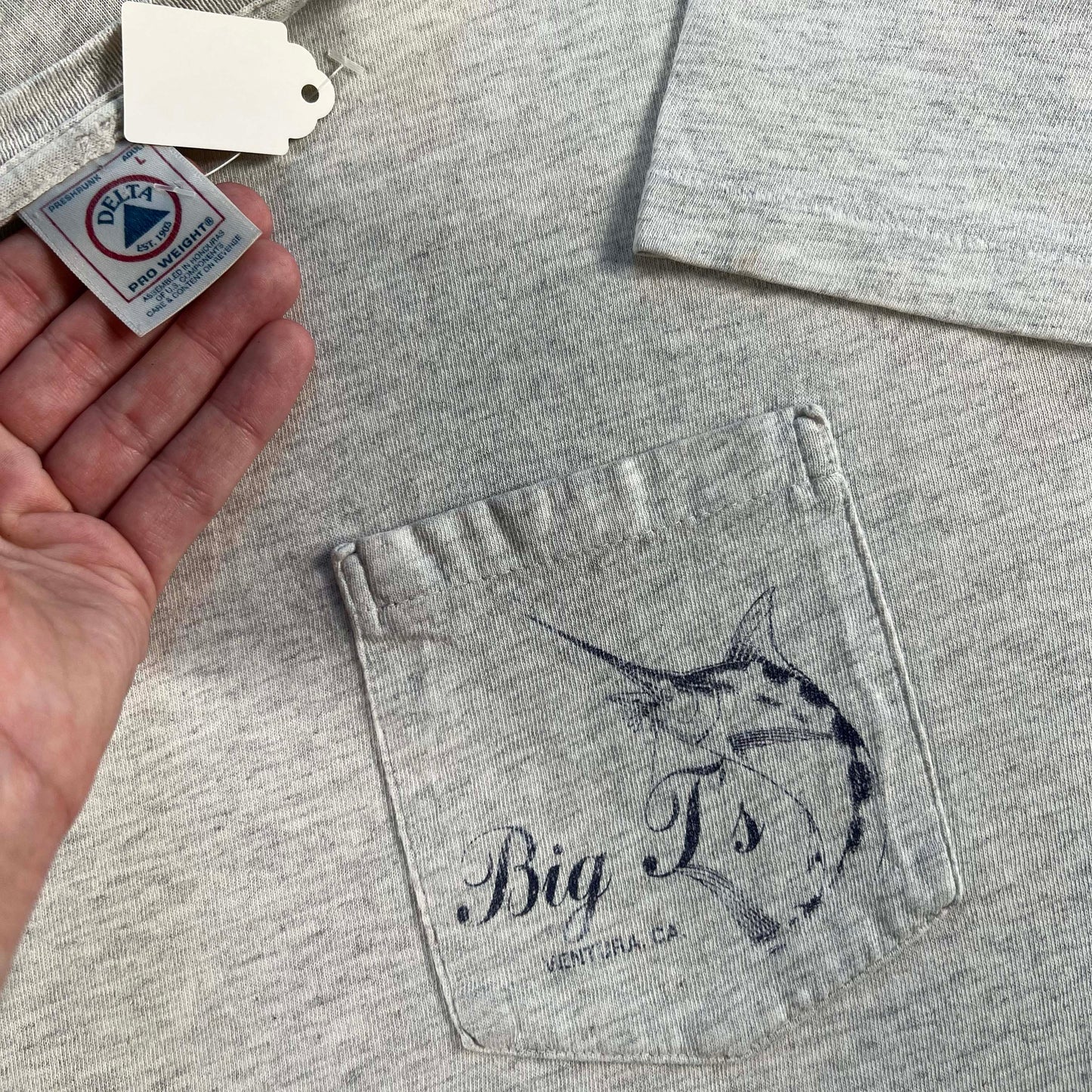 90s Big T's Sportfishing Tee- L