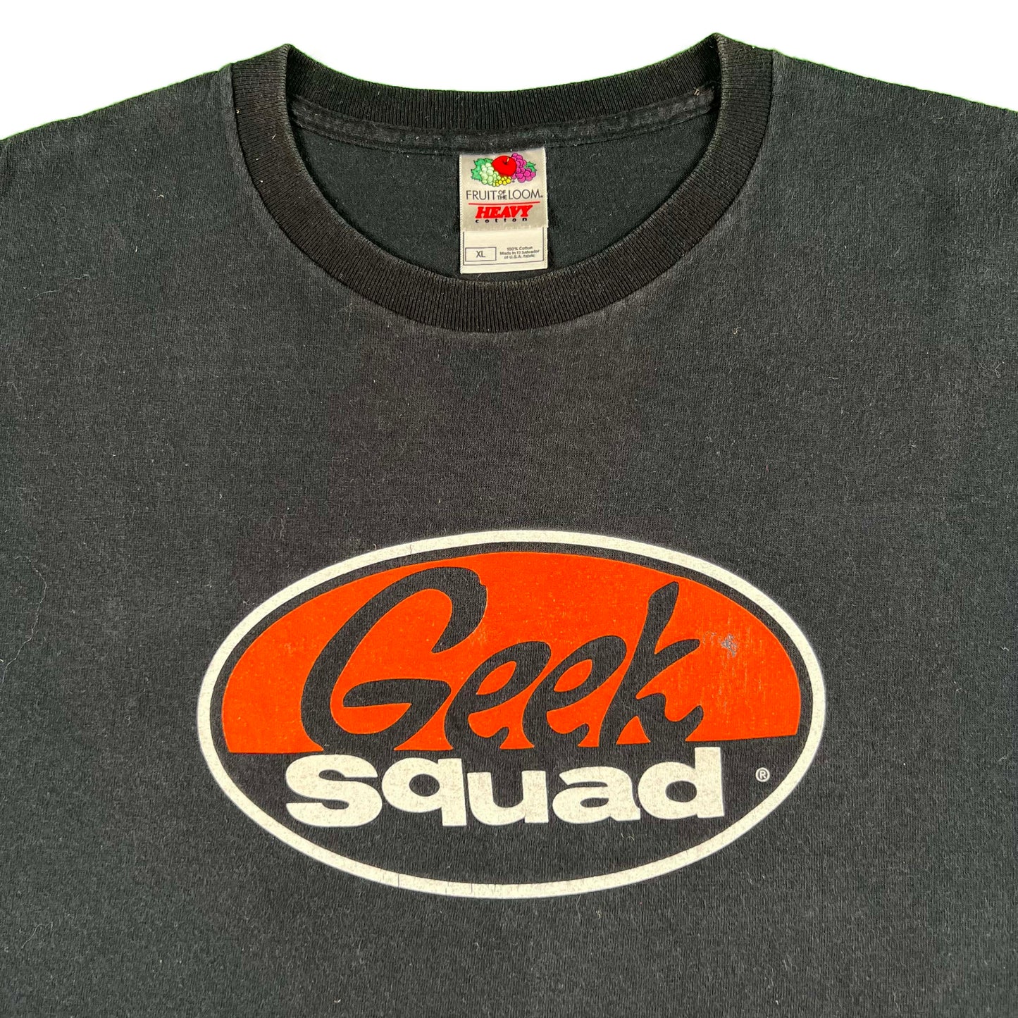 00s Faded Black Geek Squad Tee- 2 IN STOCK