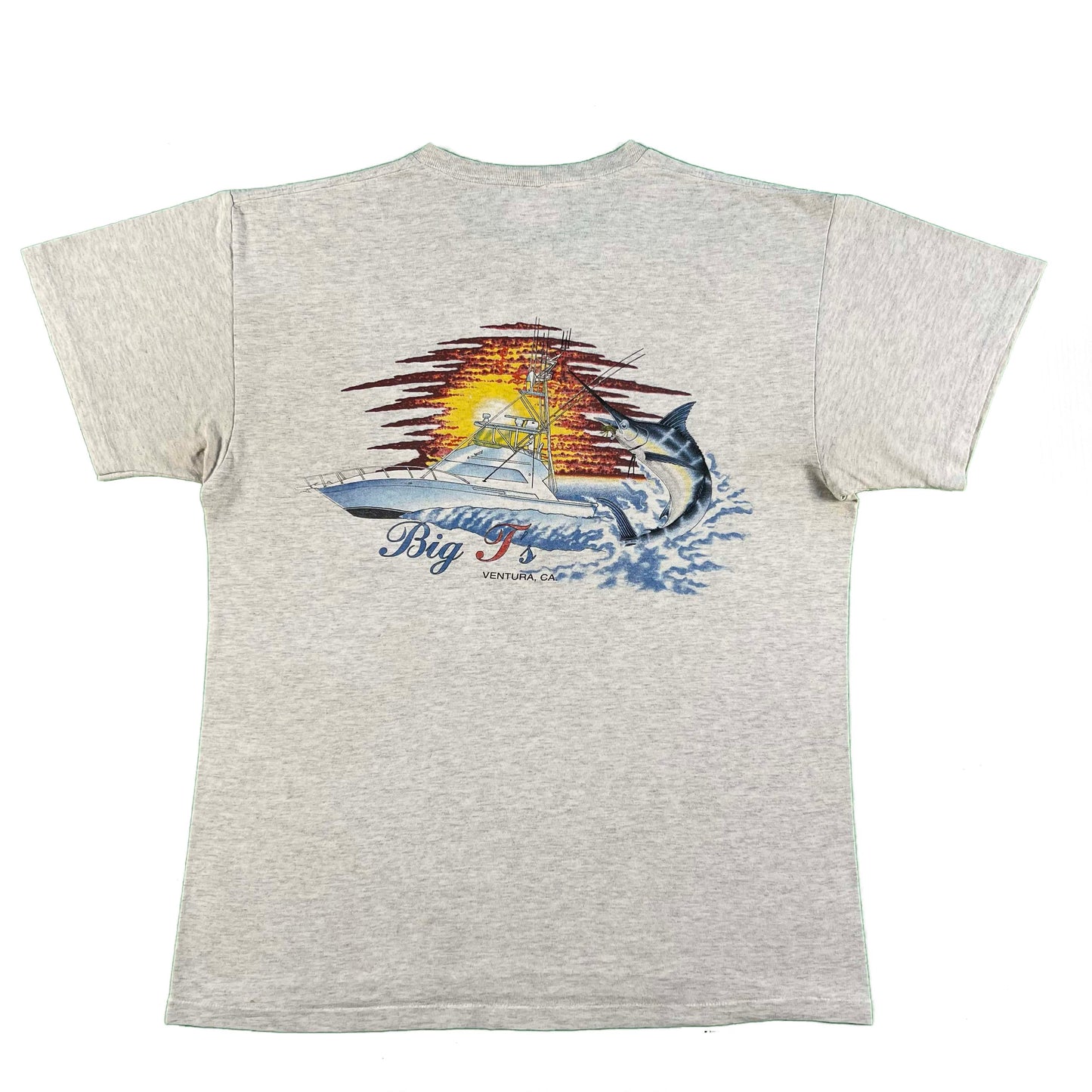 90s Big T's Sportfishing Tee- L