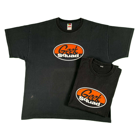 00s Faded Black Geek Squad Tee- 2 IN STOCK