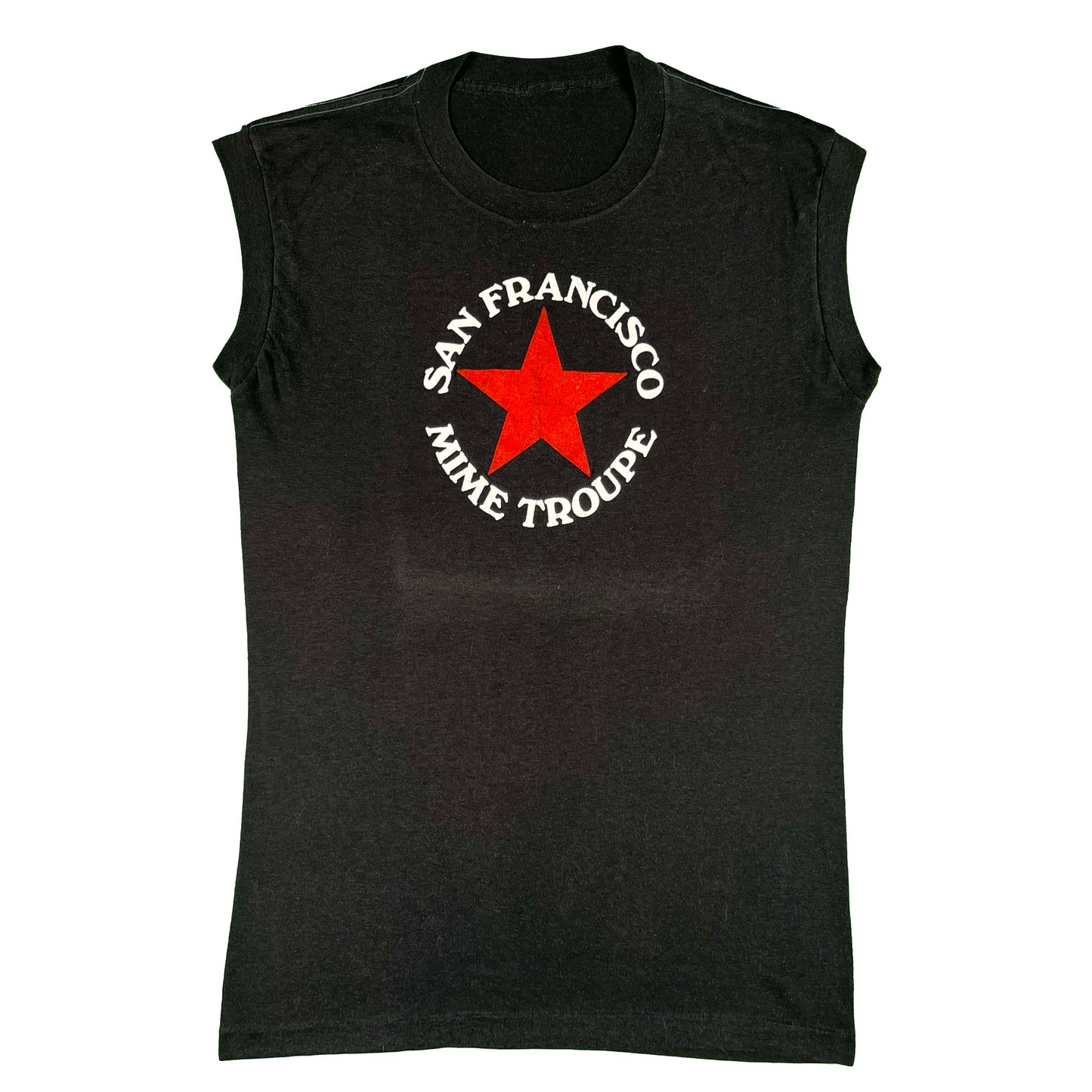 80s Faded Black SF Mime Troupe Tank & Tee- JUST TANK IN STOCK