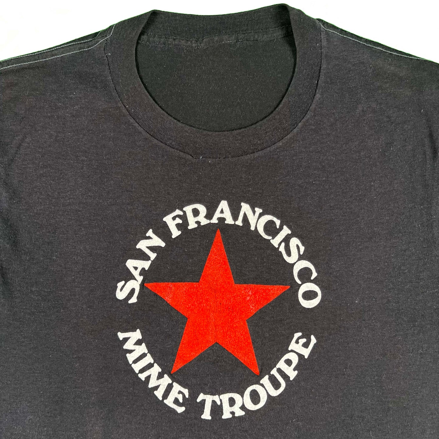 80s Faded Black SF Mime Troupe Tank & Tee- JUST TANK IN STOCK