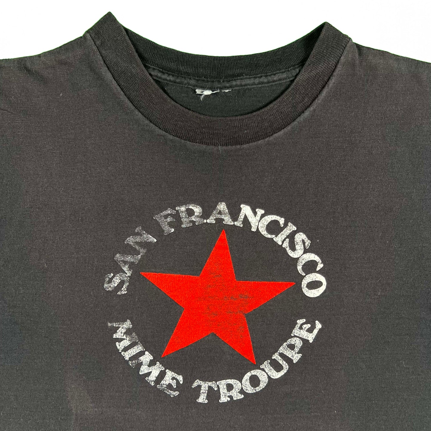 80s Faded Black SF Mime Troupe Tank & Tee- JUST TANK IN STOCK