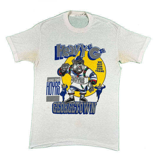 80s Paper Thin 'Heavy G & the Hoya's' Georgetown Tee- M