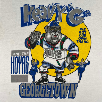 80s Paper Thin 'Heavy G & the Hoya's' Georgetown Tee- M