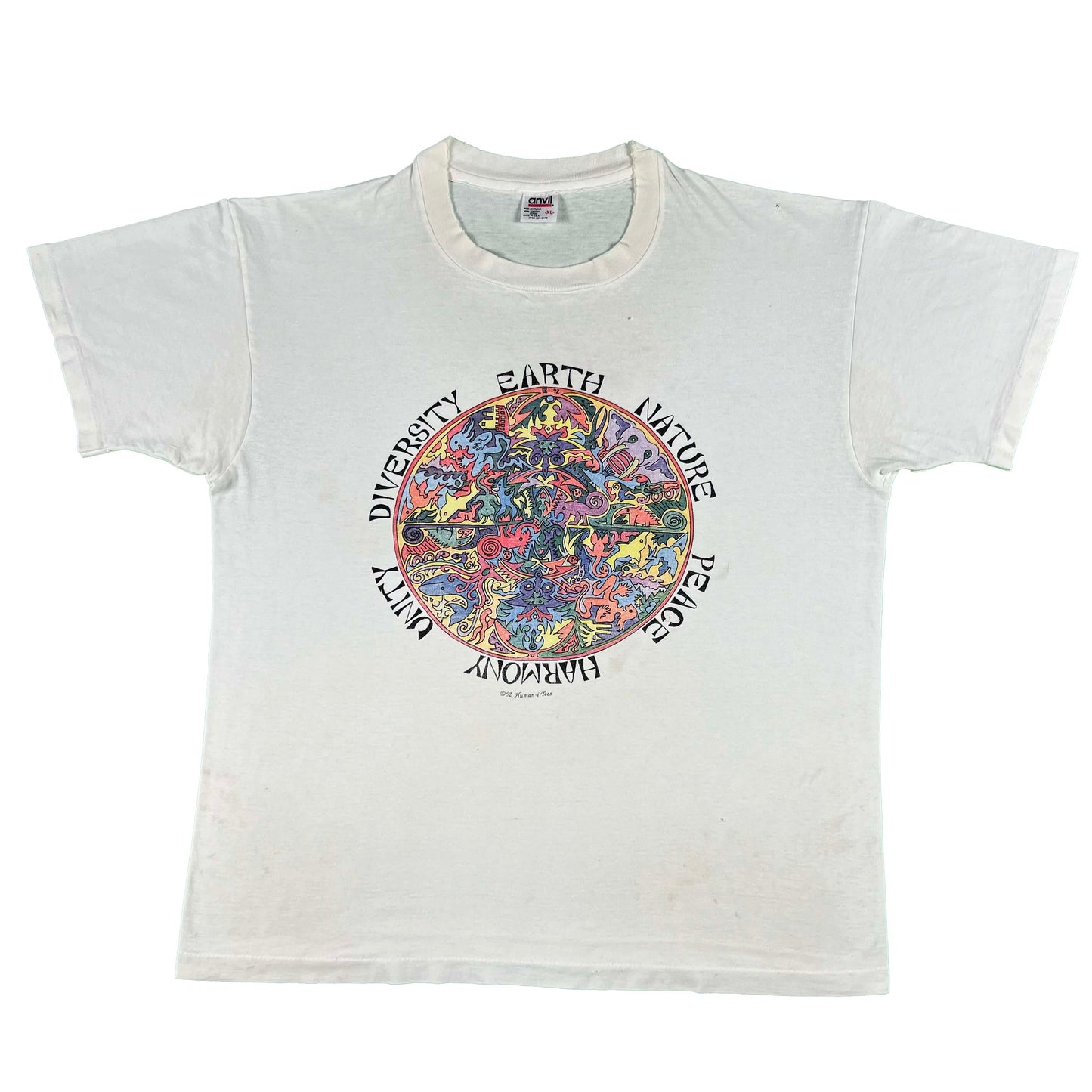 90s Earth, Nature, Peace Tee- XL