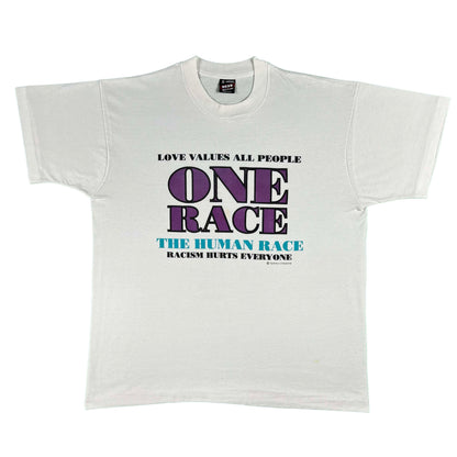 90s One Race, The Human Race Tee- XL