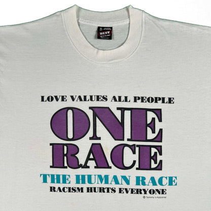 90s One Race, The Human Race Tee- XL