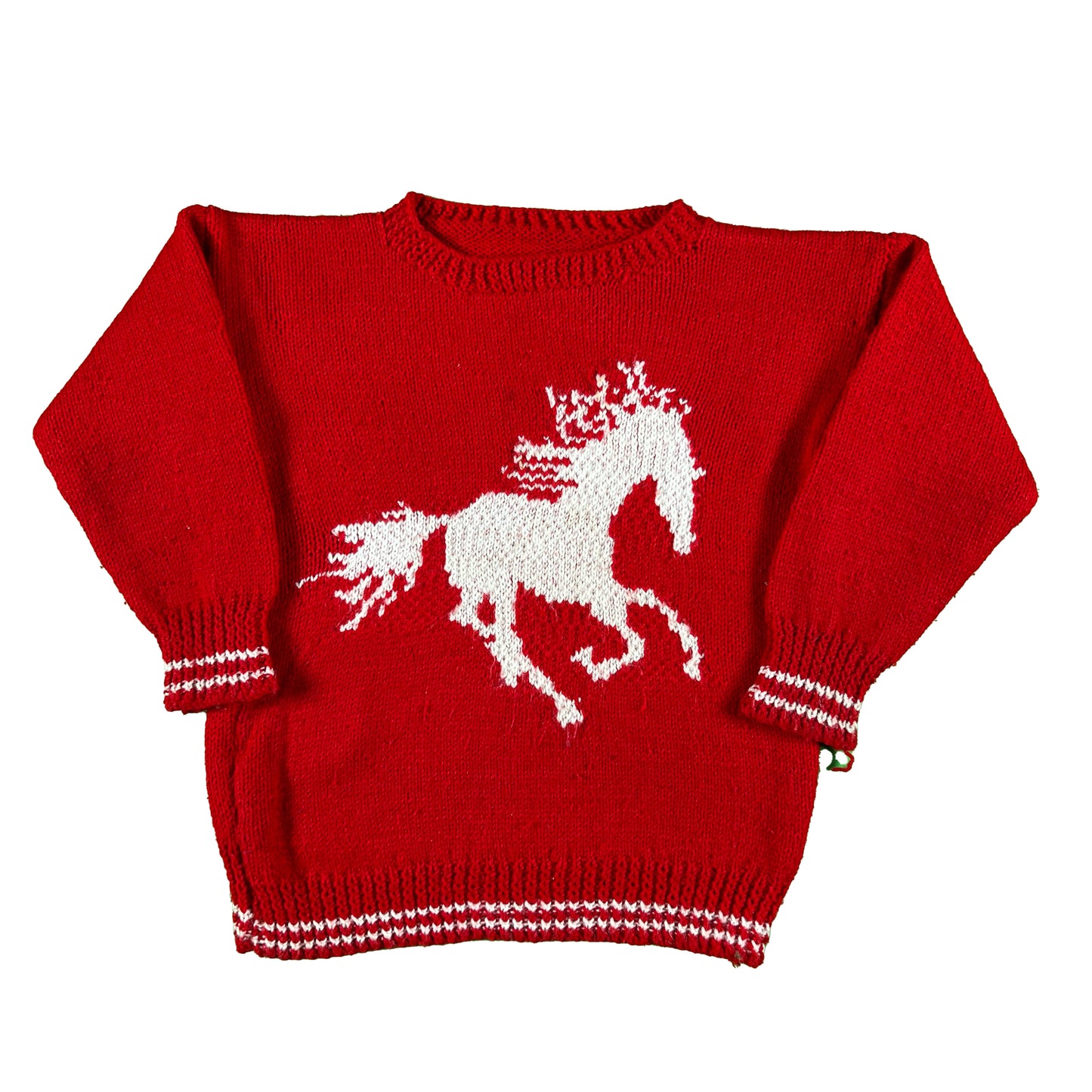 70s Horse Sweater- XS