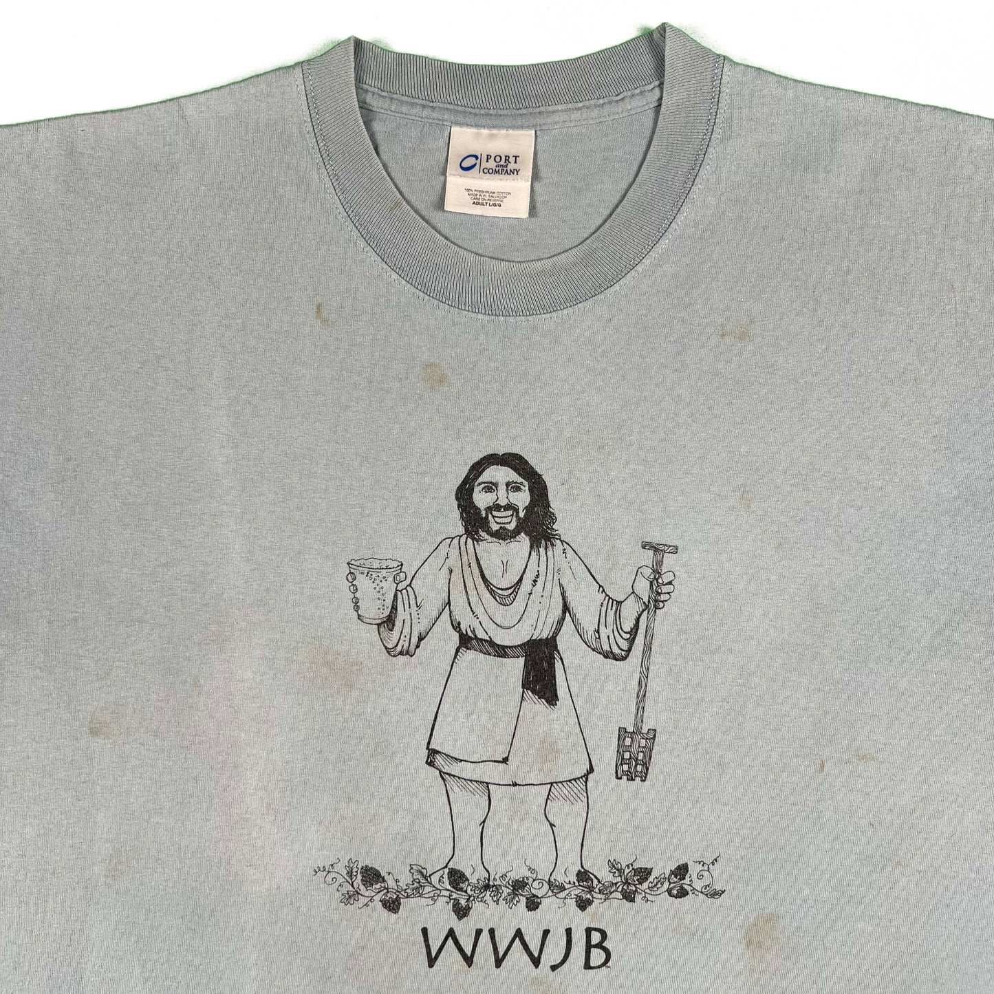 00s What Would Jesus Brew? Tee- L