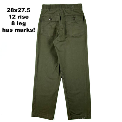 80s OG-507 Army Fatigue Trousers- SELECT PAIR