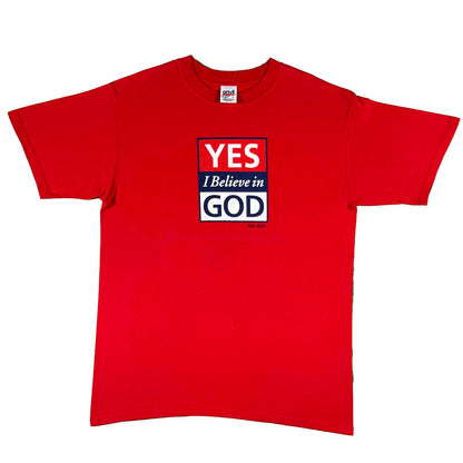 90s 'Yes I Believe in God' Tee- L