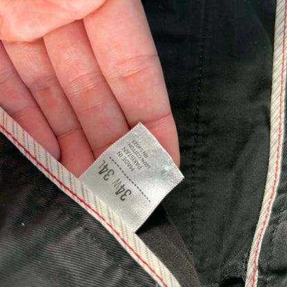 2001 Old Navy Black Chino Pants- 34x33
