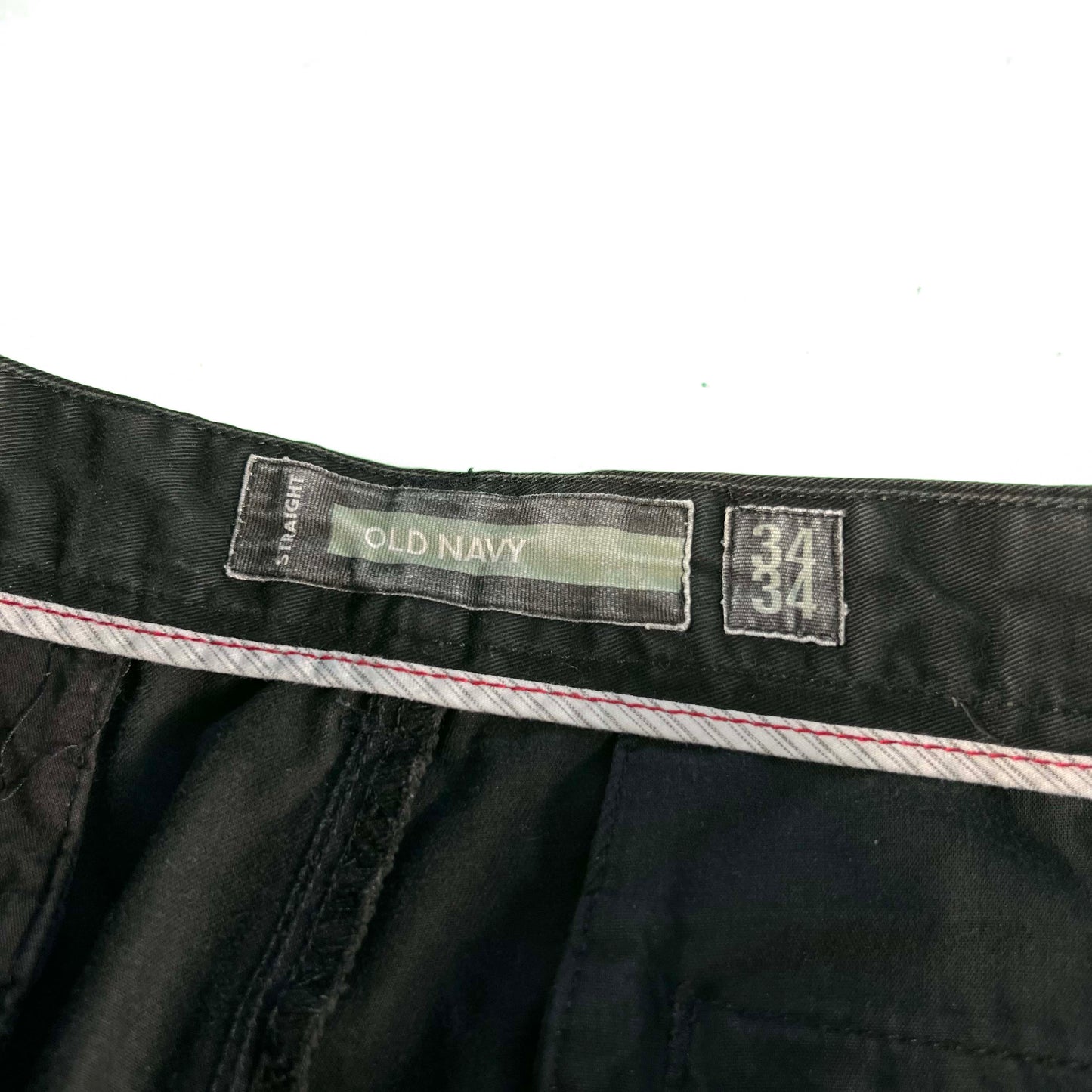 2001 Old Navy Black Chino Pants- 34x33