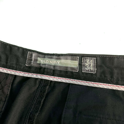2001 Old Navy Black Chino Pants- 34x33