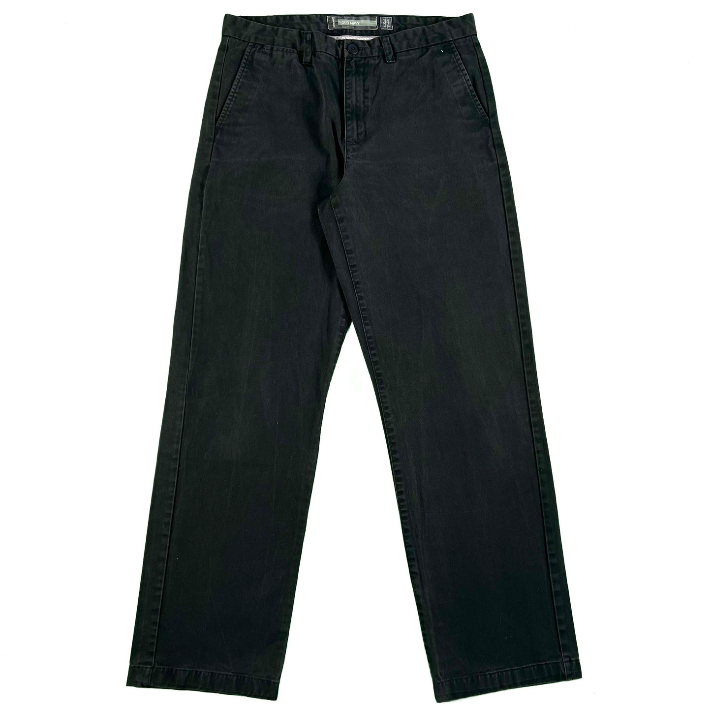 2001 Old Navy Black Chino Pants- 34x33