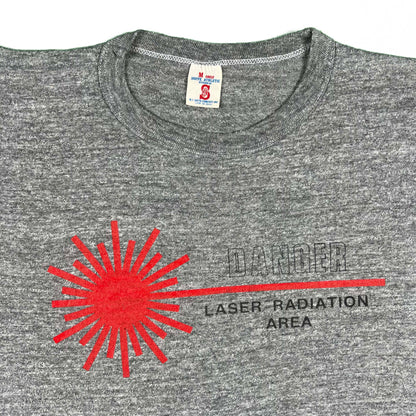 80s Danger Laser Radiation Area Tee- M