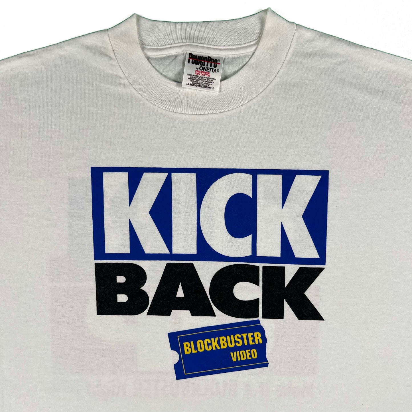 90s 'Kick Back' Blockbuster Tee- XL