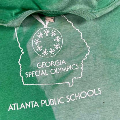 80s Sun Faded Green Atlanta Tee- M