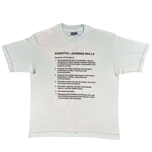 80s Essential Learning Skills Tee- M