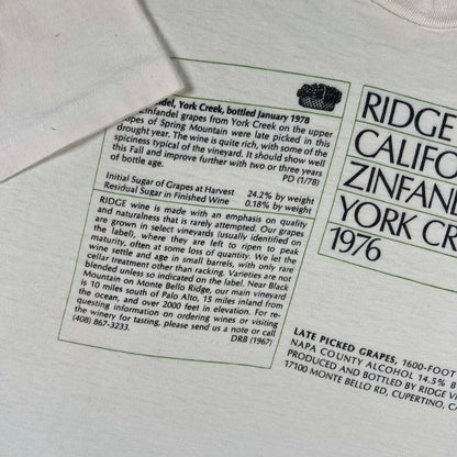 70s California Zinfandel Wine Tee- L