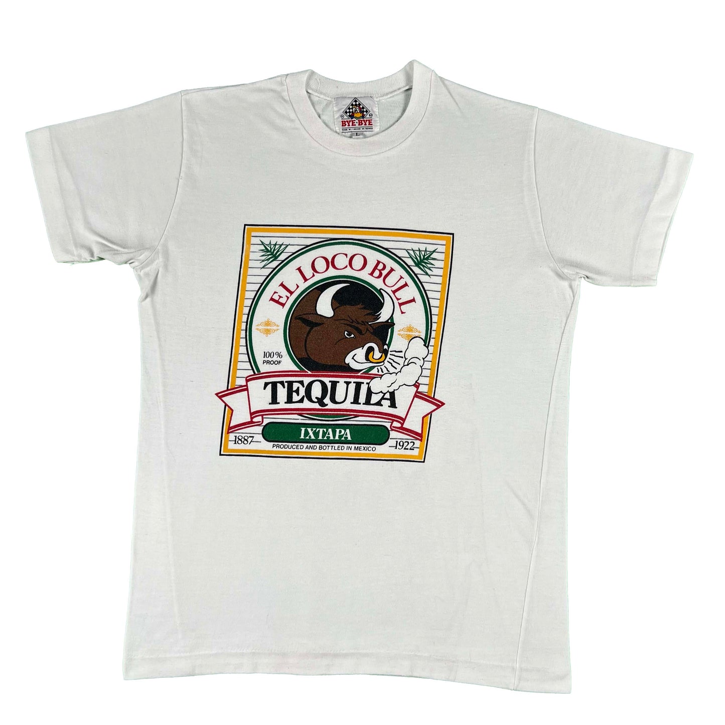 90s El Loco Bull Tequila Tee- L