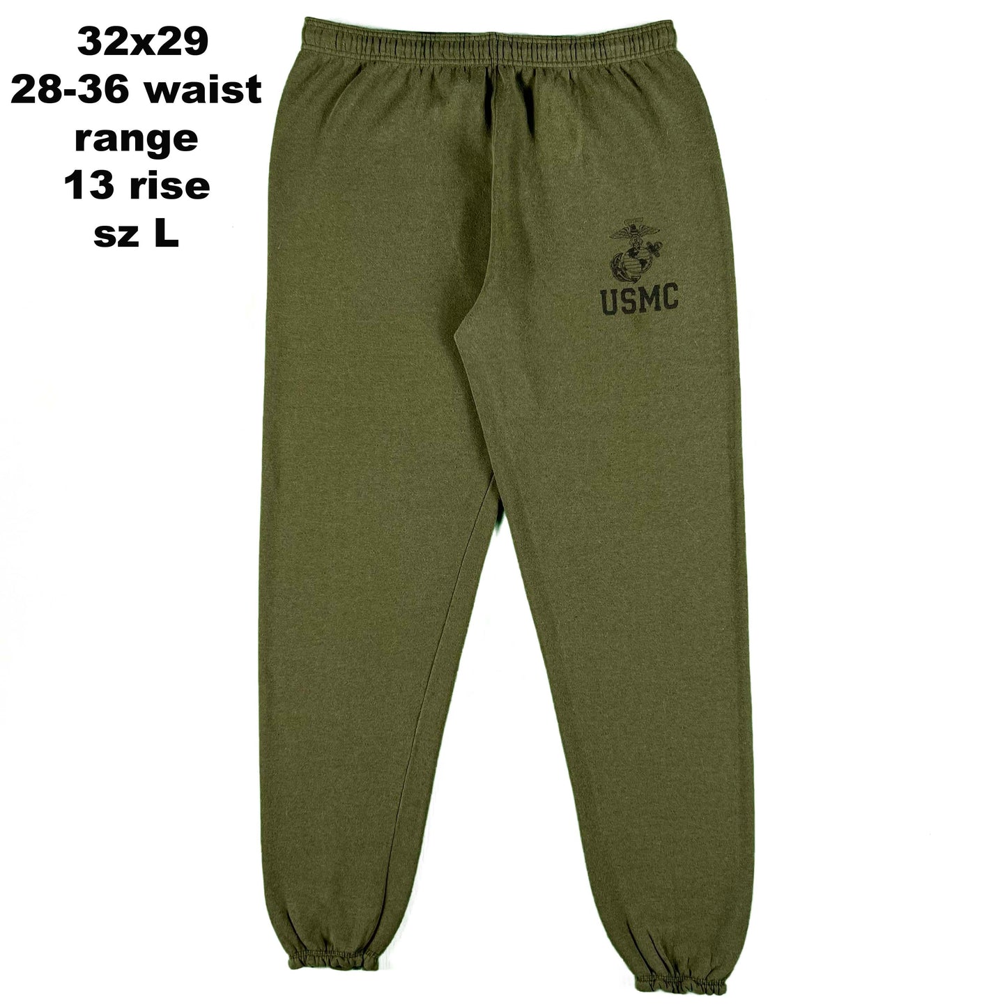 90s Army Green USMC Sweatpants- SELECT PANT