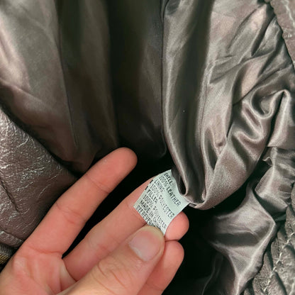 90s/00s PGA Tour Leather Bomber Jacket- L
