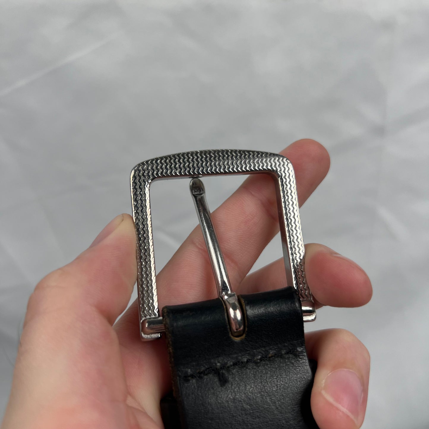 Gap Black Leather Belt- 38"-42"