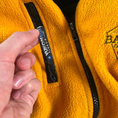 90s Golden Yellow Banff Boxy Fleece Jacket- M