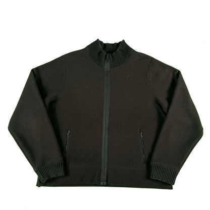 2006 Old Navy Cotton Candy Blue Lined Black Fleece Jacket- L