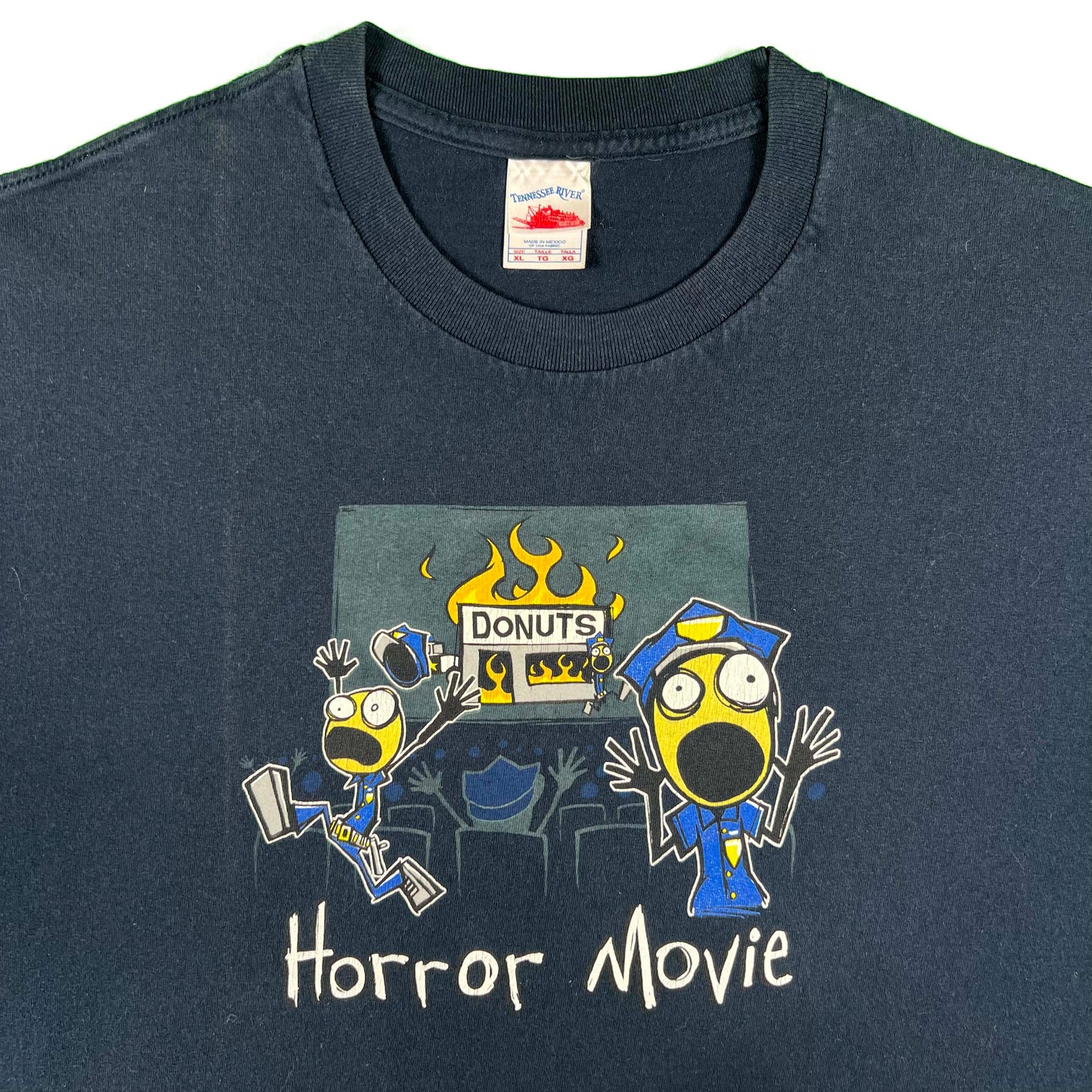 00s Cops Horror Movie Tee- XL