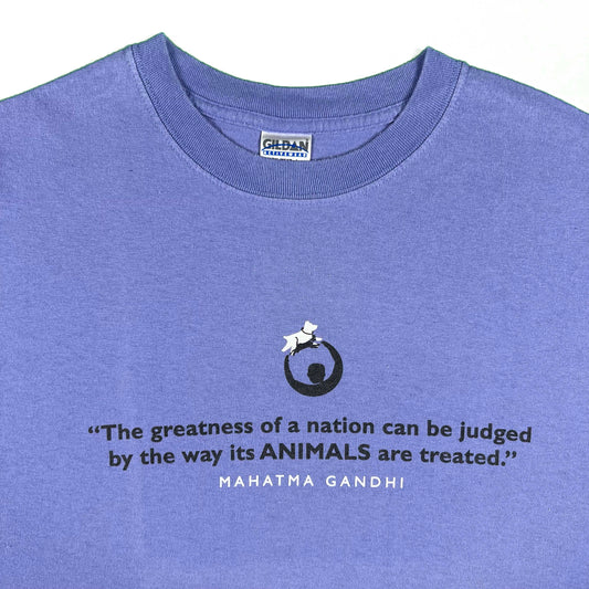 00s Gandhi Animal Treatment Tee- L