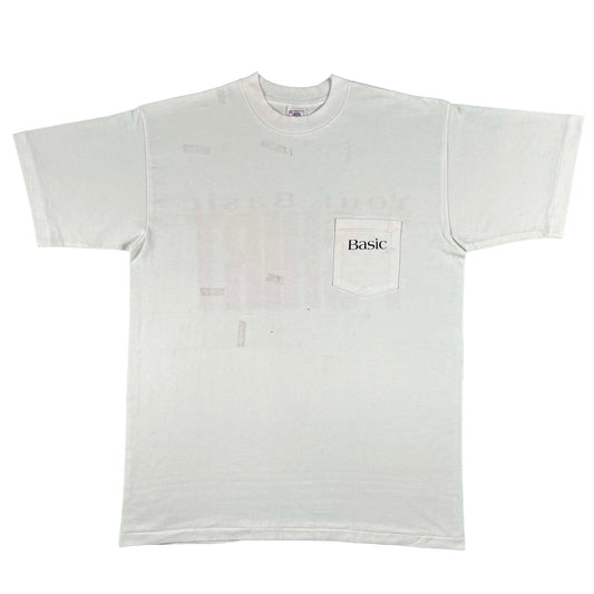 90s 'Your Basic T-Shirt' Pocket Tee- XL