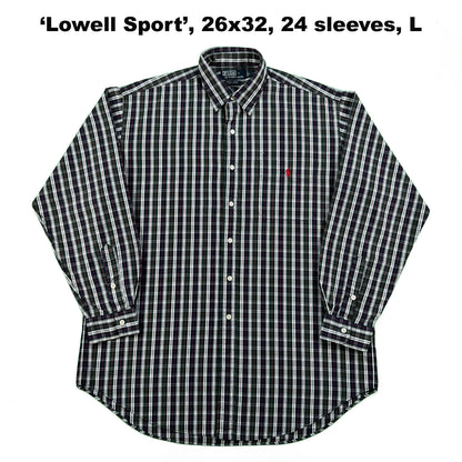 Vintage Ralph Lauren 100% Cotton Button Up Shirts- SELECT SHIRT