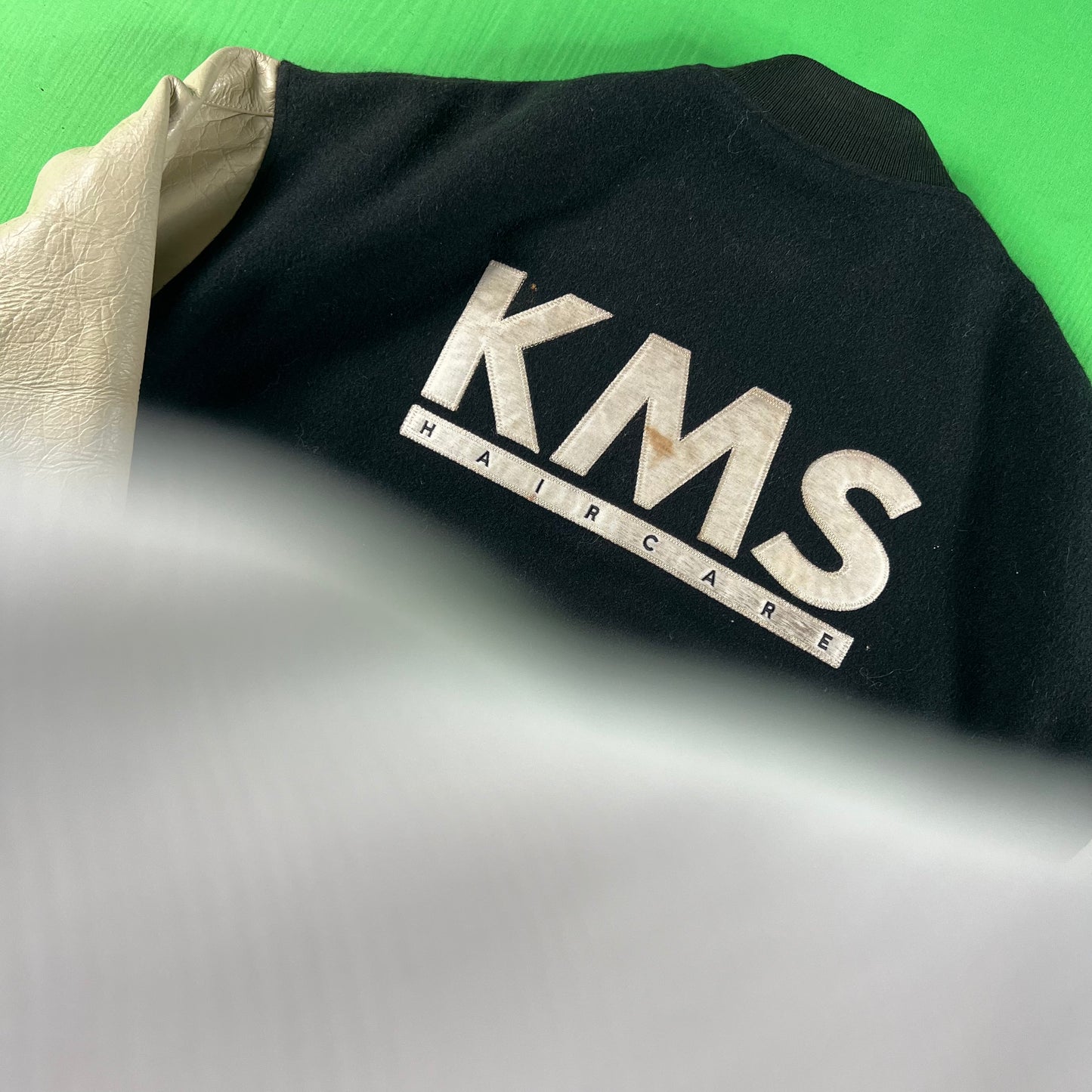 90s KMS Haircare Varsity Jacket- XL