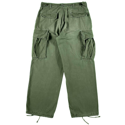 60s US Army OG-107 Poplin Cargo Pants- M Short
