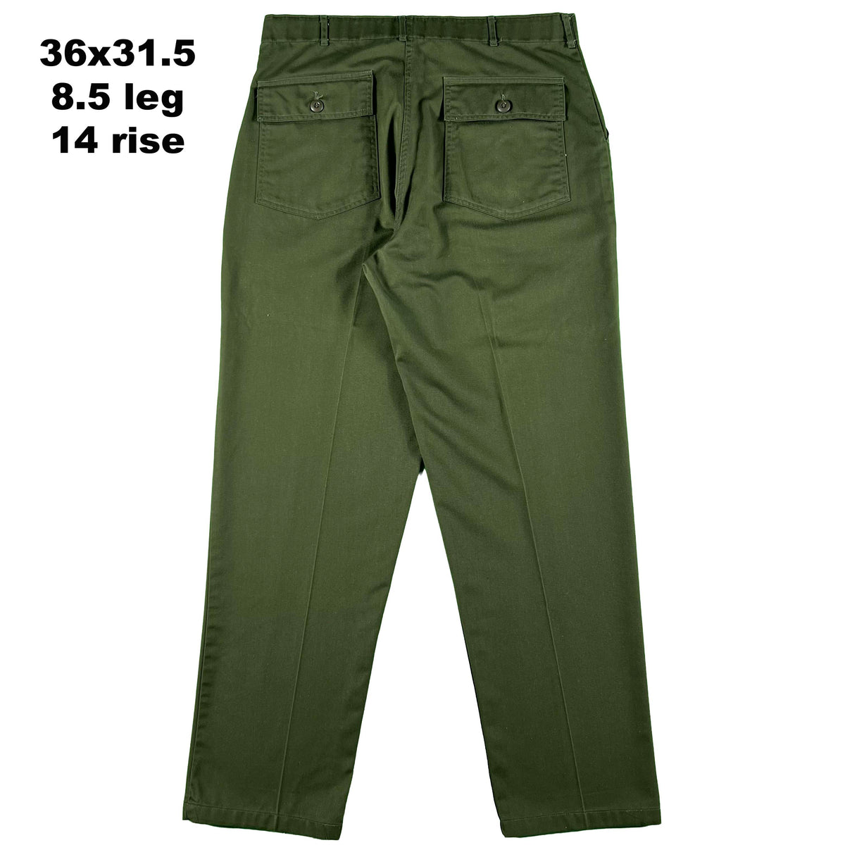 80s OG-507 Army Fatigue Trousers- SELECT PAIR