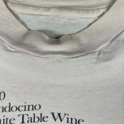 80s Mendicino, California Wine Tee- L