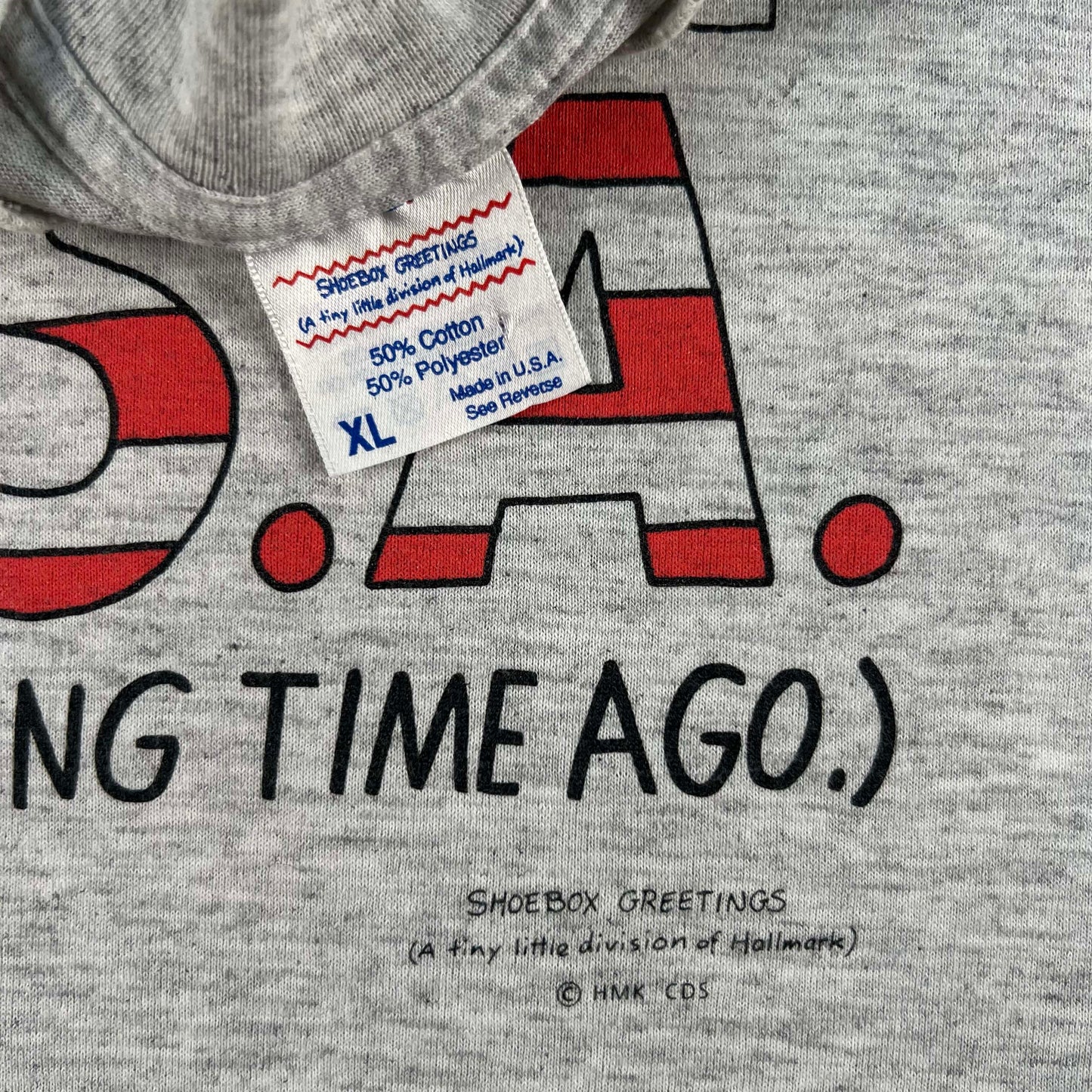 80s/90s 'A tiny little division of Hallmark' Shoebox Greetings Tees- SELECT TEE