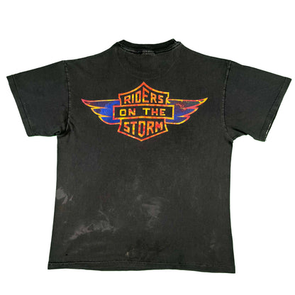 90s The Doors Riders on the Storm Harley Tee- M