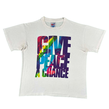 90s John Lennon 'Give Peace a Chance' Tee- L