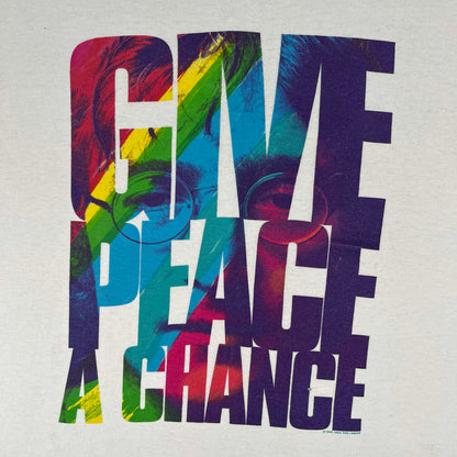 90s John Lennon 'Give Peace a Chance' Tee- L