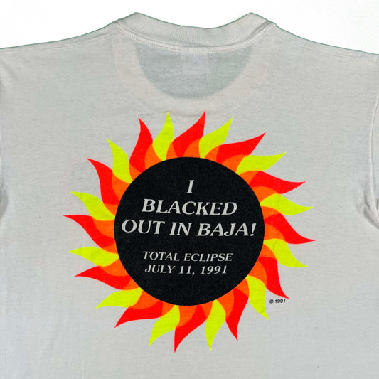 90s 'I Blacked Out in Baja!' Tee- L