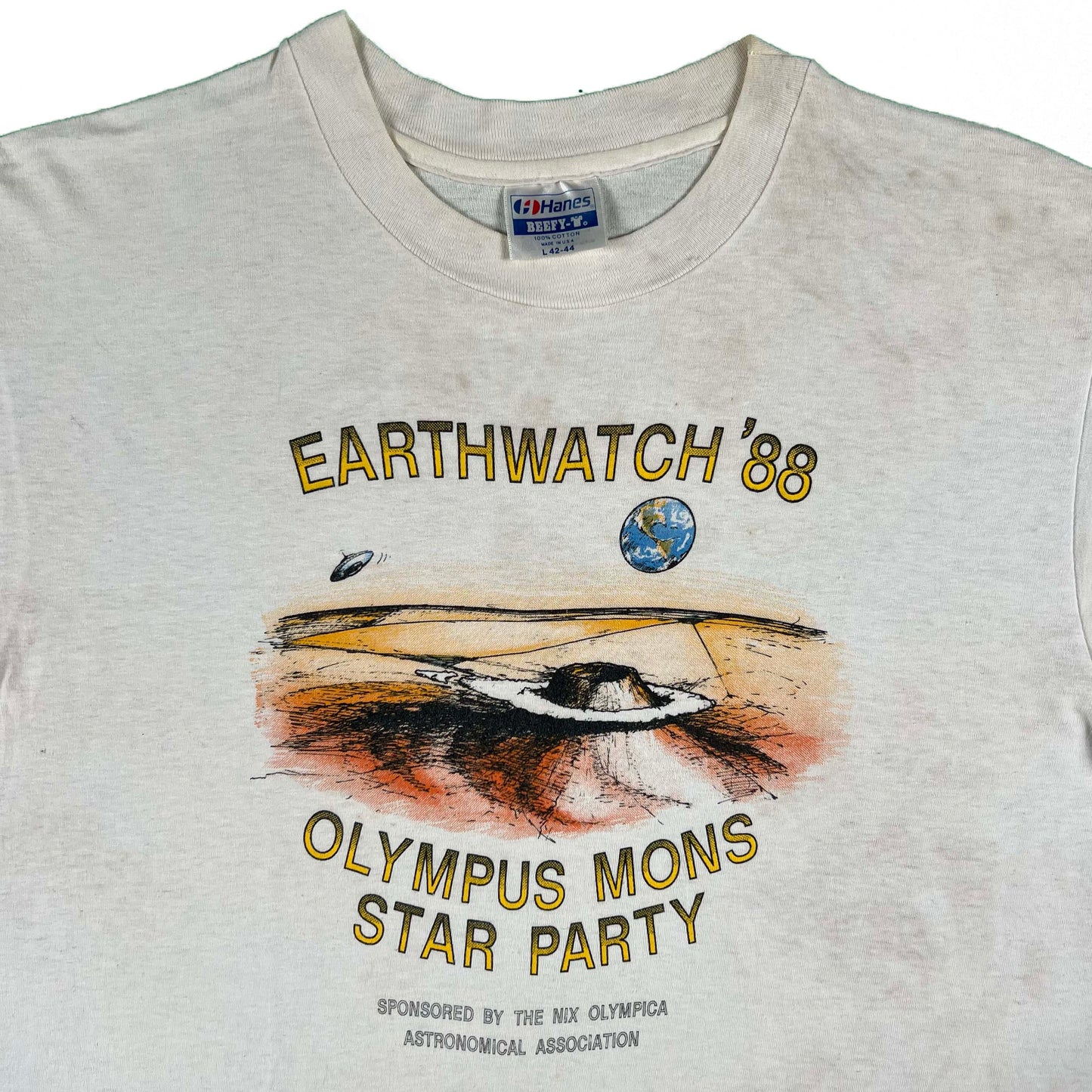 80s Earthwatch Olympus Star Party Tee- L