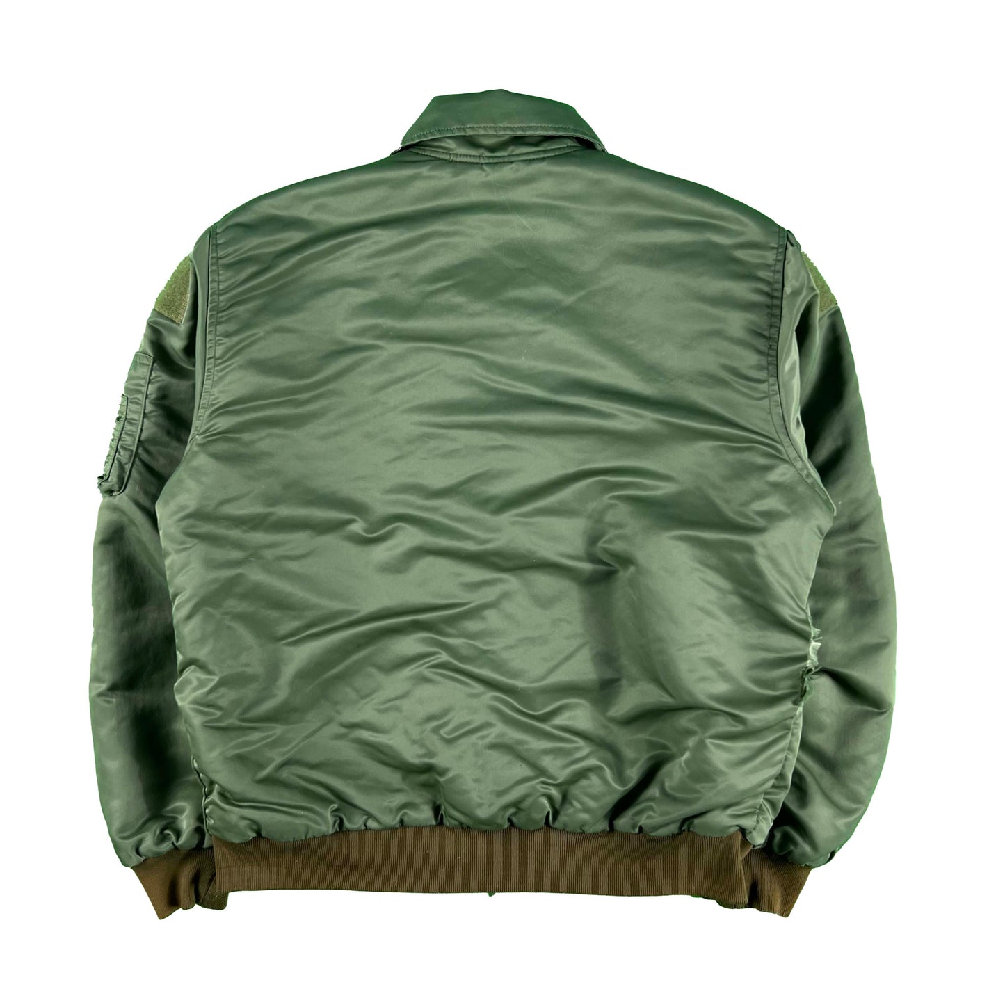 80s Army CWU45 Style Bomber Jacket- L
