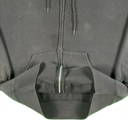 Vintage Blank Black Z/U Hoodie- ONLY M LEFT