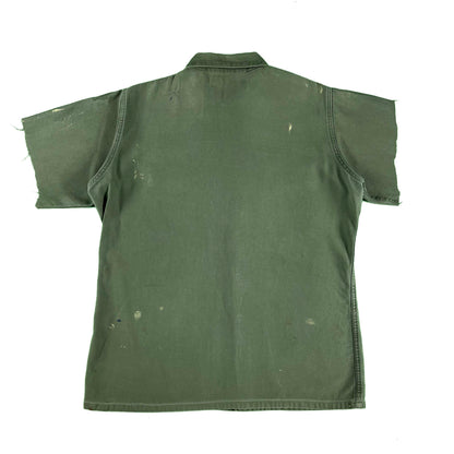 60s OG-107 Short Sleeve Painter's Shirt- XL